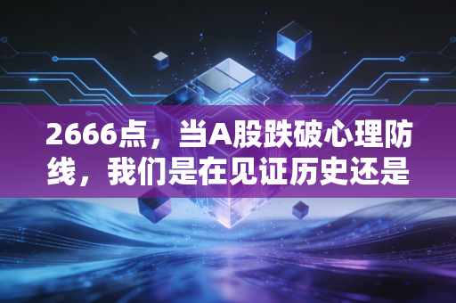 2666点,当A股跌破心理防线,我们是在见证历史还是重蹈覆辙?