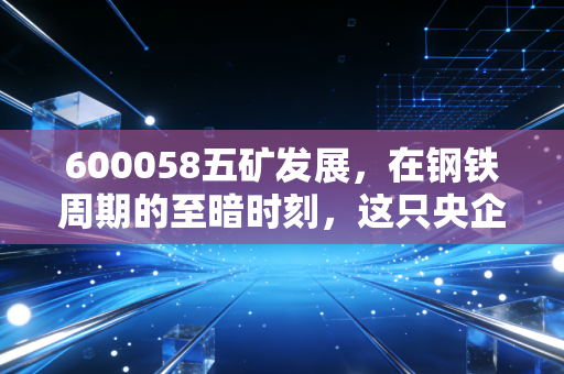 600058五矿发展，在钢铁周期的至暗时刻，这只央企巨轮还能驶向何方？