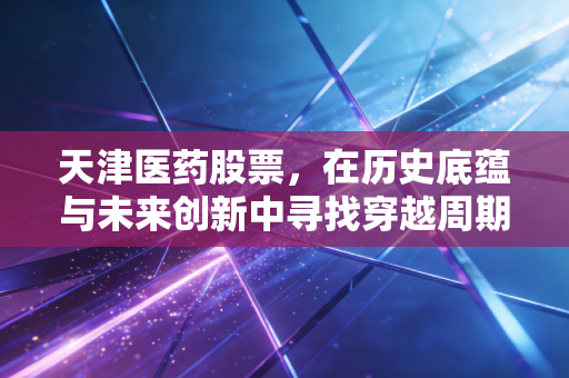天津医药股票,在历史底蕴与未来创新中寻找穿越周期的力量