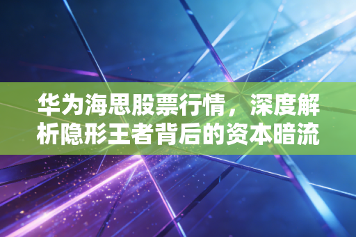 华为海思股票行情,深度解析隐形王者背后的资本暗流与投资机遇