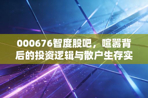000676智度股吧,喧嚣背后的投资逻辑与散户生存实录