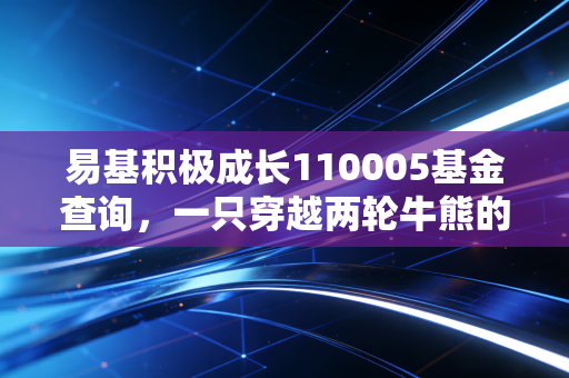 易基积极成长110005基金查询,一只穿越两轮牛熊的老基金,现在还值得持有吗?