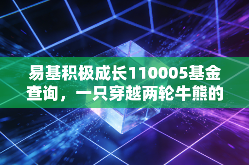 易基积极成长110005基金查询,一只穿越两轮牛熊的老基金,现在还值得持有吗?