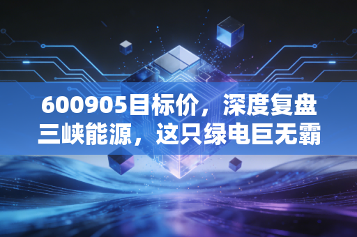 600905目标价,深度复盘三峡能源,这只绿电巨无霸的合理估值在哪里?
