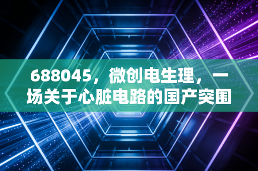 688045,微创电生理,一场关于心脏电路的国产突围战
