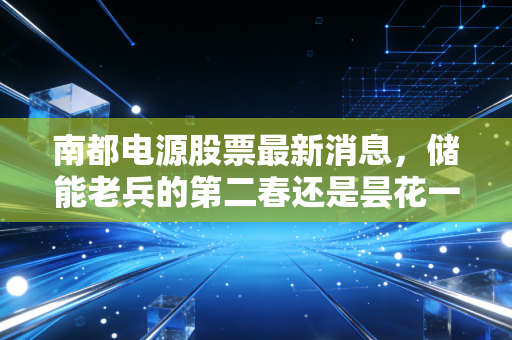 南都电源股票最新消息，储能老兵的第二春还是昙花一现？深度剖析其背后的投资逻辑与风险