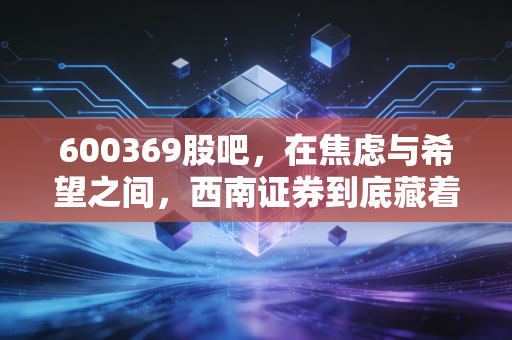 600369股吧,在焦虑与希望之间,西南证券到底藏着怎样的牛市密码?