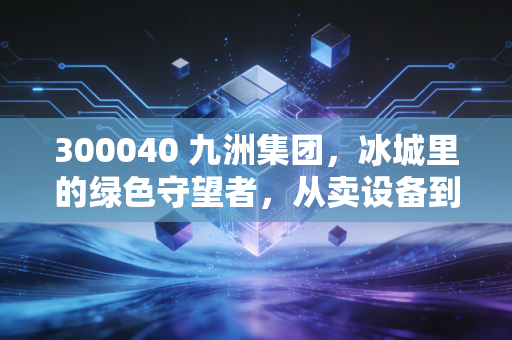 300040 九洲集团,冰城里的绿色守望者,从卖设备到卖电力的跨越式蜕变