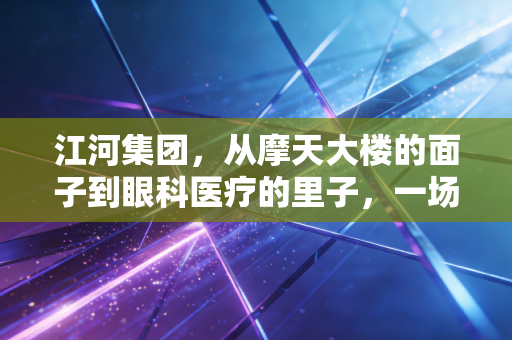 江河集团,从摩天大楼的面子到眼科医疗的里子,一场关于穿越周期的突围战
