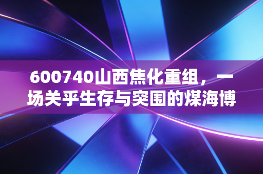 600740山西焦化重组,一场关乎生存与突围的煤海博弈,能否撑起投资者的期待?