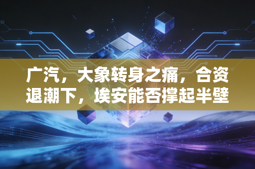 广汽,大象转身之痛,合资退潮下,埃安能否撑起半壁江山?
