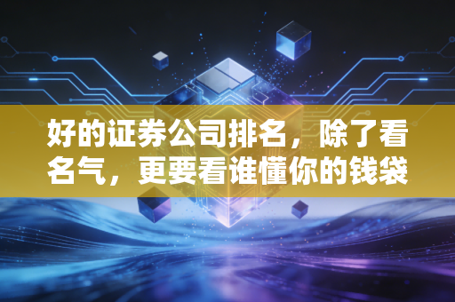 好的证券公司排名,除了看名气,更要看谁懂你的钱袋子