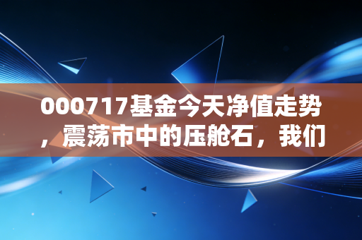 000717基金今天净值走势,震荡市中的压舱石,我们该如何看待华夏沪深300ETF联接A?