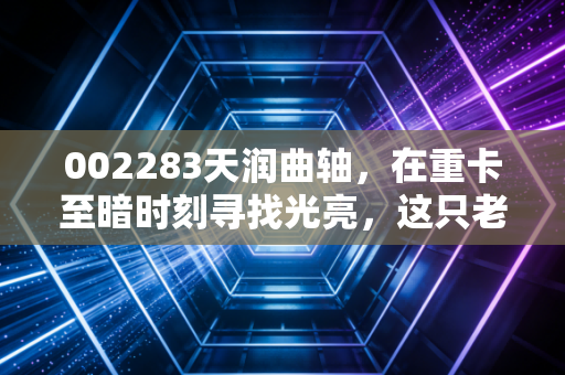 002283天润曲轴,在重卡至暗时刻寻找光亮,这只老牌龙头能否迎来价值重估?