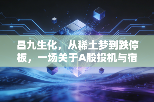 昌九生化,从稀土梦到跌停板,一场关于A股投机与宿命的深度复盘