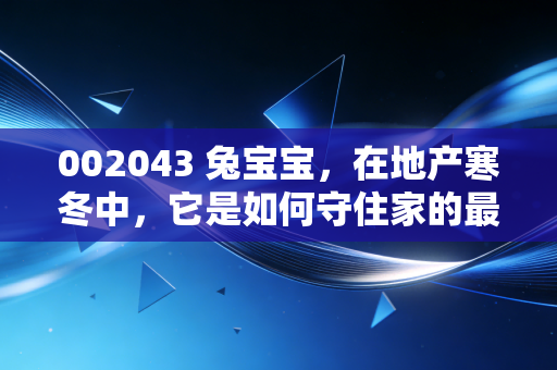002043 兔宝宝,在地产寒冬中,它是如何守住家的最后一道防线?