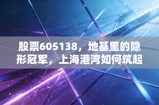股票605138，地基里的隐形冠军，上海港湾如何筑起财富的深坑？