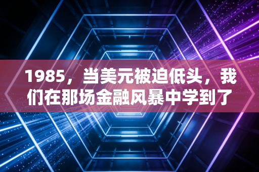 1985,当美元被迫低头,我们在那场金融风暴中学到了什么?