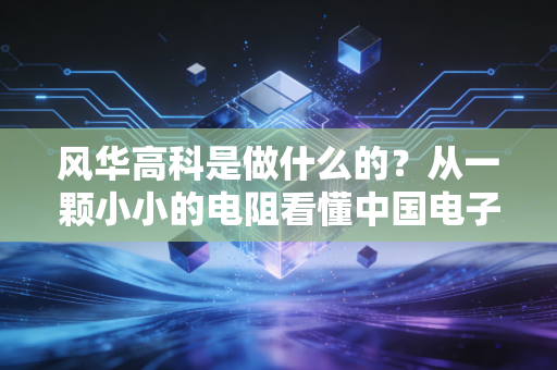 风华高科是做什么的?从一颗小小的电阻看懂中国电子产业的隐形冠军与投资价值