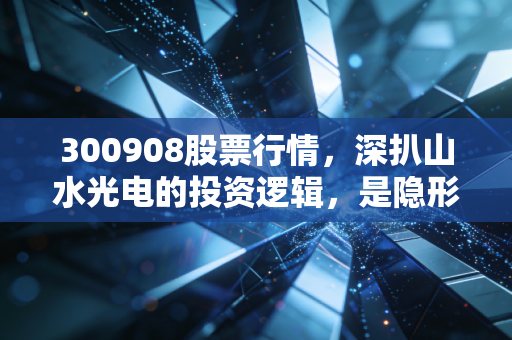 300908股票行情,深扒山水光电的投资逻辑,是隐形冠军还是昙花一现?