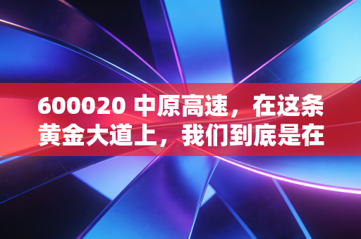 600020 中原高速,在这条黄金大道上,我们到底是在收租还是在赌博?