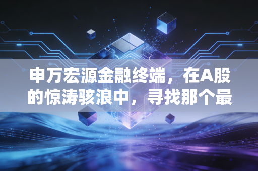 申万宏源金融终端,在A股的惊涛骇浪中,寻找那个最懂你的副驾驶