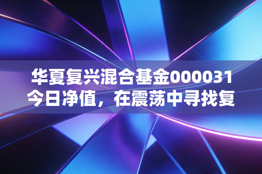 华夏复兴混合基金000031今日净值,在震荡中寻找复兴的底气,普通投资者该如何自处?