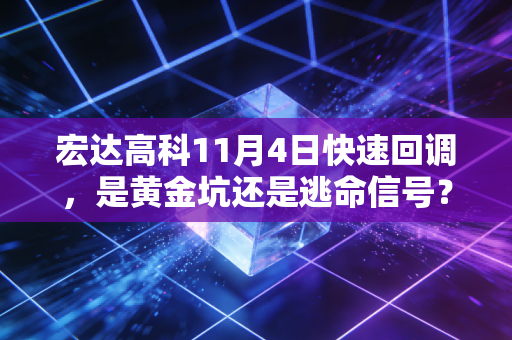 宏达高科11月4日快速回调,是黄金坑还是逃命信号?深度剖析散户心态与基本面博弈