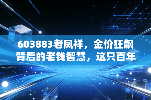 603883老凤祥,金价狂飙背后的老钱智慧,这只百年金店还值得买吗?