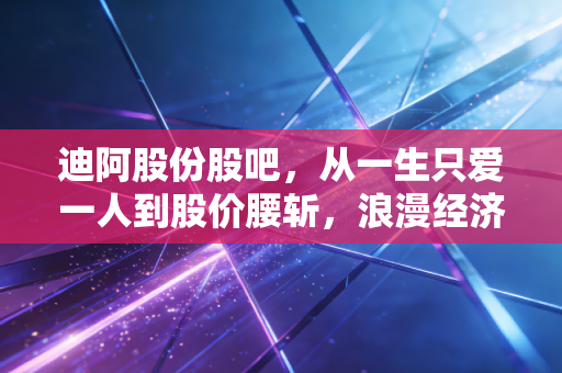 迪阿股份股吧,从一生只爱一人到股价腰斩,浪漫经济还能撑多久?