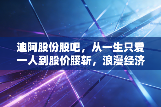 迪阿股份股吧,从一生只爱一人到股价腰斩,浪漫经济还能撑多久?