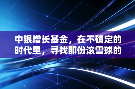 中银增长基金,在不确定的时代里,寻找那份滚雪球的确定性