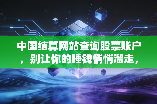 中国结算网站查询股票账户,别让你的睡钱悄悄溜走,手把手教你查清家底