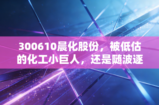 300610晨化股份,被低估的化工小巨人,还是随波逐流的周期股?