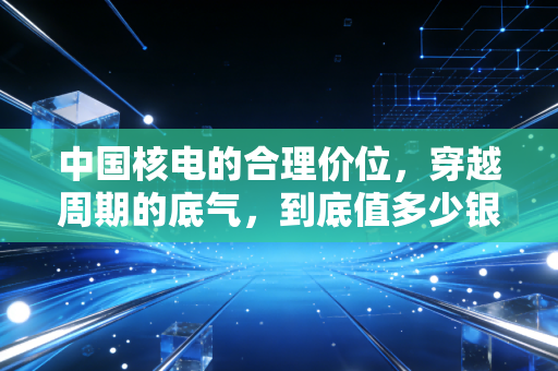 中国核电的合理价位,穿越周期的底气,到底值多少银子?