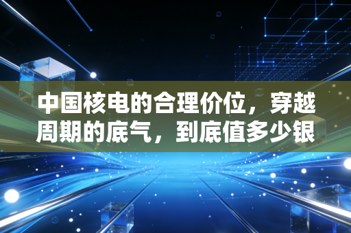 中国核电的合理价位,穿越周期的底气,到底值多少银子?