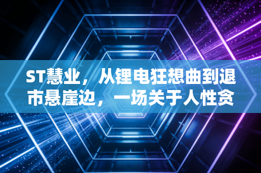 ST慧业，从锂电狂想曲到退市悬崖边，一场关于人性贪嗔痴的资本博弈