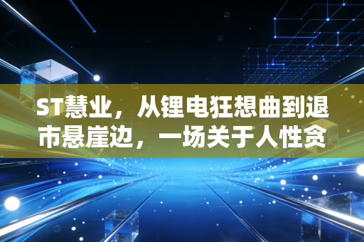 ST慧业，从锂电狂想曲到退市悬崖边，一场关于人性贪嗔痴的资本博弈