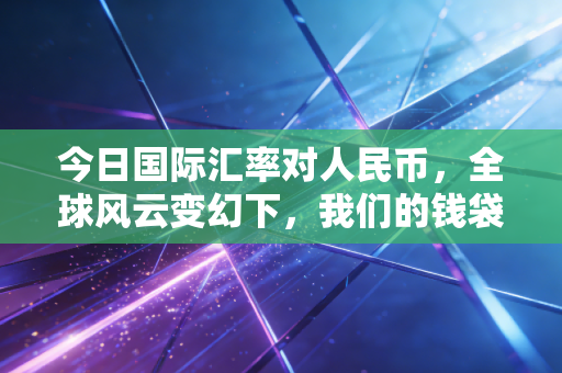 今日国际汇率对人民币,全球风云变幻下,我们的钱袋子该何去何从?