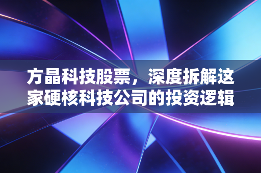 方晶科技股票,深度拆解这家硬核科技公司的投资逻辑,它是下一个十倍股还是韭菜收割机?