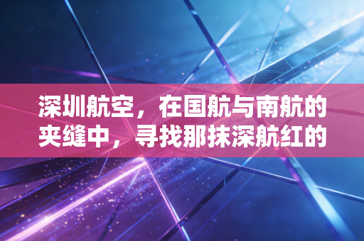 深圳航空，在国航与南航的夹缝中，寻找那抹深航红的生机