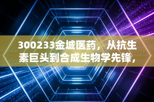 300233金城医药,从抗生素巨头到合成生物学先锋,这只创业板老将还值得拥有吗?
