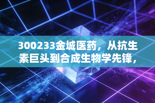 300233金城医药,从抗生素巨头到合成生物学先锋,这只创业板老将还值得拥有吗?