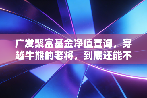 广发聚富基金净值查询,穿越牛熊的老将,到底还能不能打?