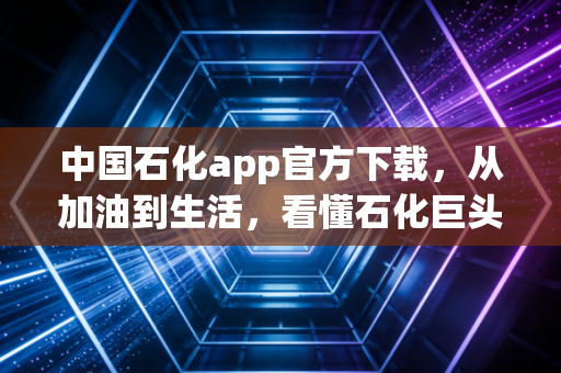 中国石化app官方下载,从加油到生活,看懂石化巨头的数字化野心与我们的钱包