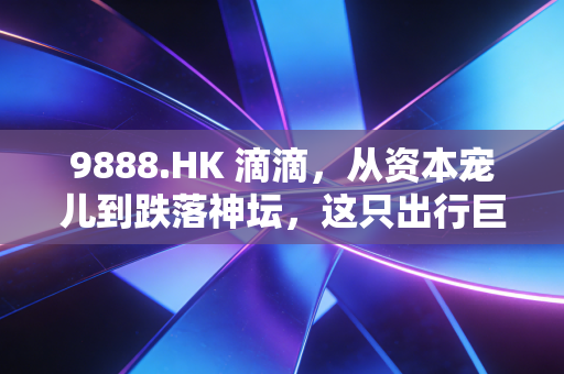 9888.HK 滴滴,从资本宠儿到跌落神坛,这只出行巨头的翻身仗还能打赢吗?