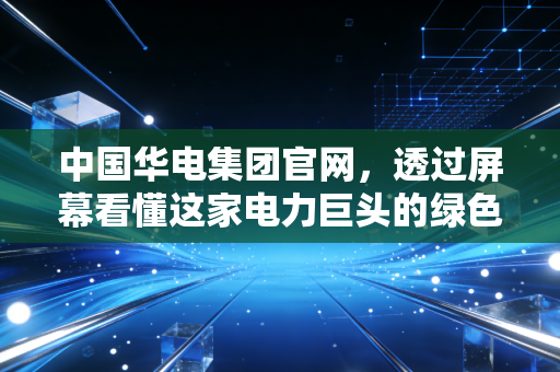 中国华电集团官网,透过屏幕看懂这家电力巨头的绿色野心与民生温度