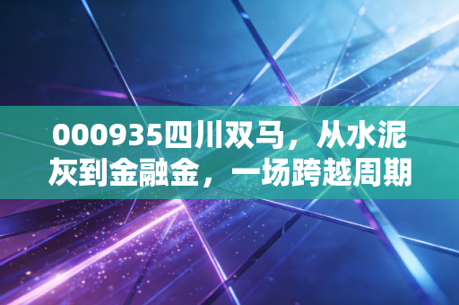 000935四川双马,从水泥灰到金融金,一场跨越周期的资本涅槃