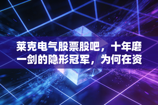 莱克电气股票股吧,十年磨一剑的隐形冠军,为何在资本市场总是慢半拍?