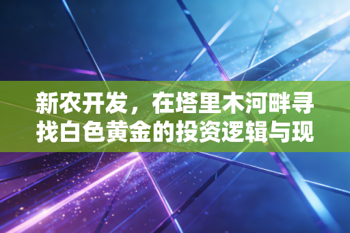 新农开发,在塔里木河畔寻找白色黄金的投资逻辑与现实突围